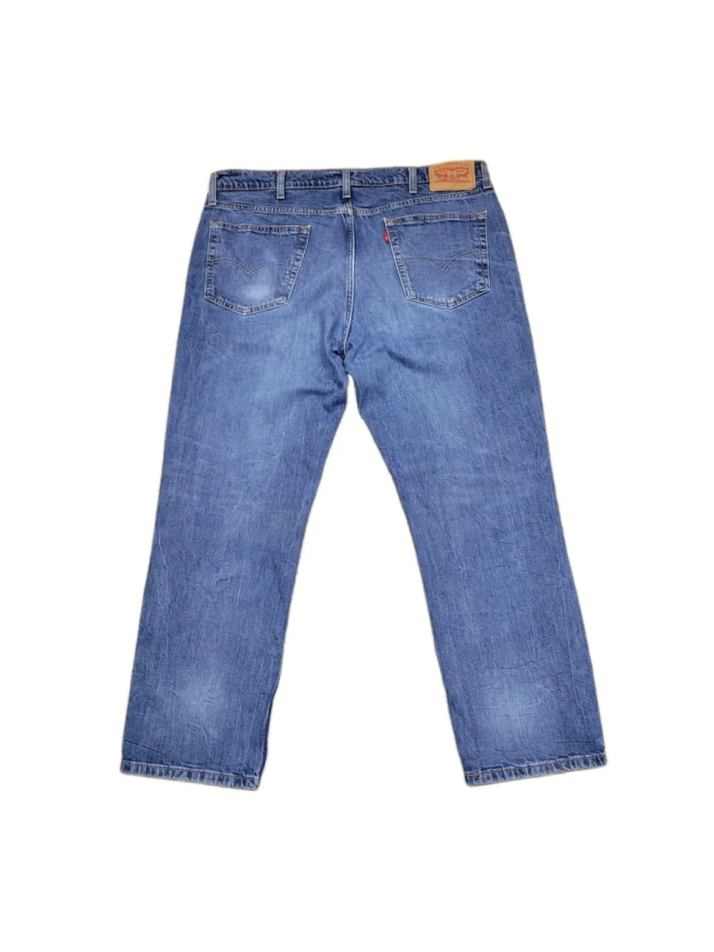 Levi's 541 Mens Straight Leg Cotton Elastane Blend Blue Jeans Size 38/30 Pre-own